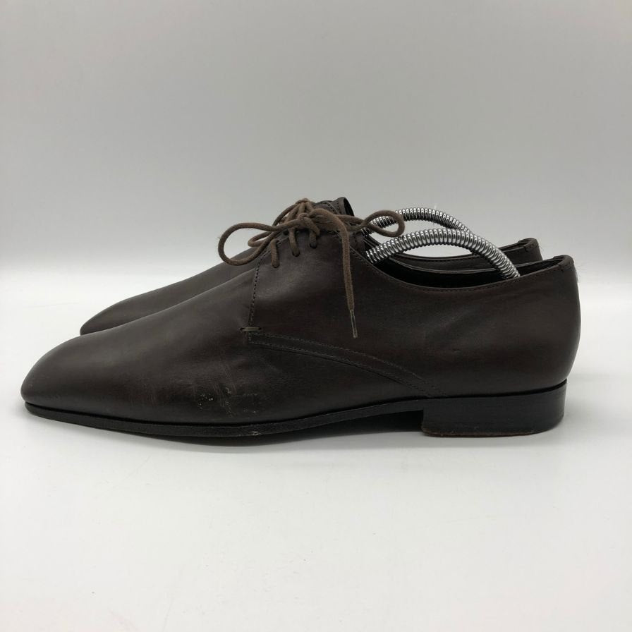 プラダ ダービーシューズ ダークブラウン サイズ5 PRADA 約25.0cm【AFC47】