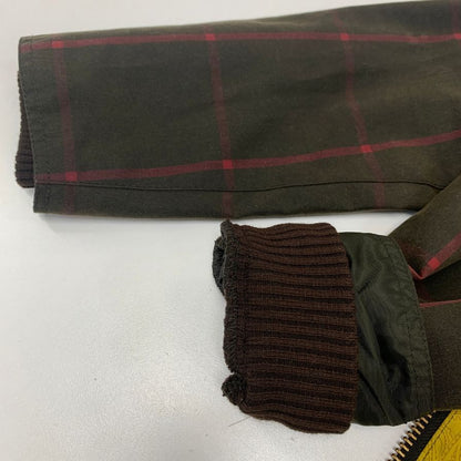 バブアー オイルドジャケット ビデイルSL オリーブ 赤ウィンドペン柄  メンズ サイズ36 Barbour【LA】