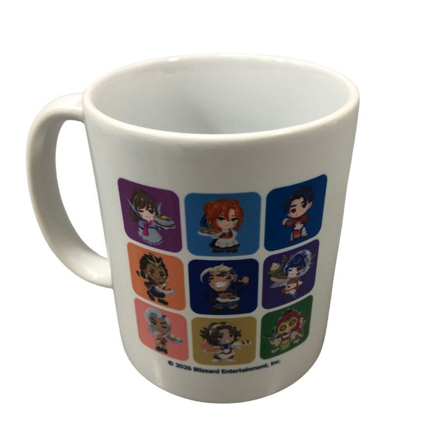 オーバーウォッチ マグカップ dice コラボカフェ限定 ホワイト Overwatch【AFI27】【中古】