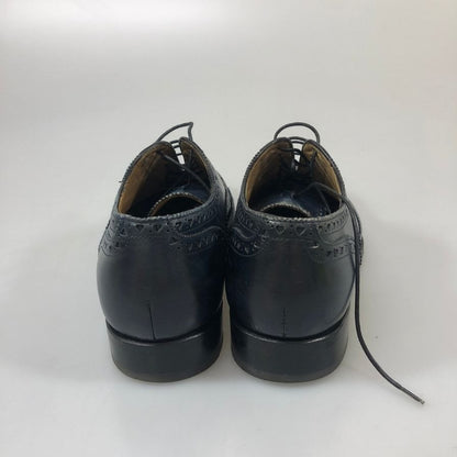 マックバレンス ウィングチップ レザーシューズ カーフ メンズ サイズ 7 ネイビー  MAC BAREN'S 約25.5cm【AFC9-2】