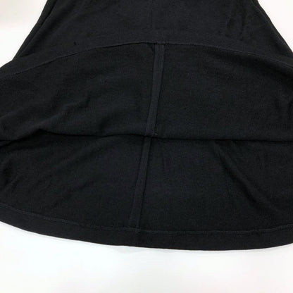中古◆ルネ ワンピース 長袖 ウール ニット 背面ジップ ブラック レディース サイズ38 Rene 【AFB25】
