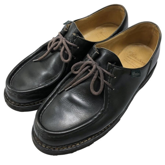 パラブーツ チロリアンシューズ ミカエル カーフ メンズ サイズ42 ブラック PARABOOT MICHAEL ビジネスシューズ 約27.0cm【LA】【中古】