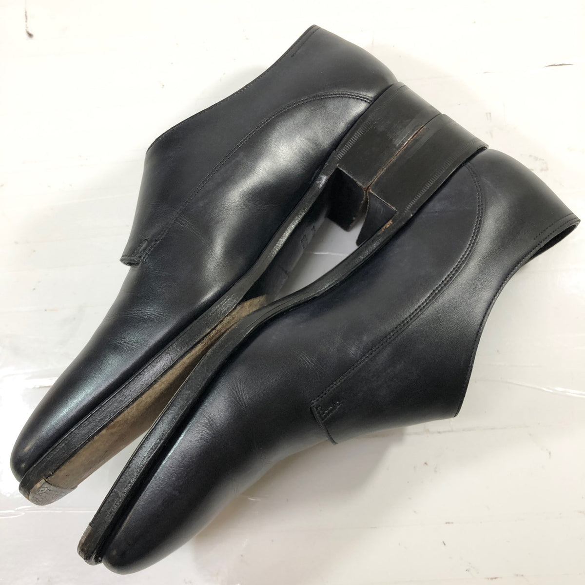 ジョンロブ レザーシューズ チャペル カーフ ダブルモンク 8000ラスト サイズ6.5E メンズ ブラック JOHN LOBB CHAPEL ビジネスシューズ 約25.0cm【LA】【中古】