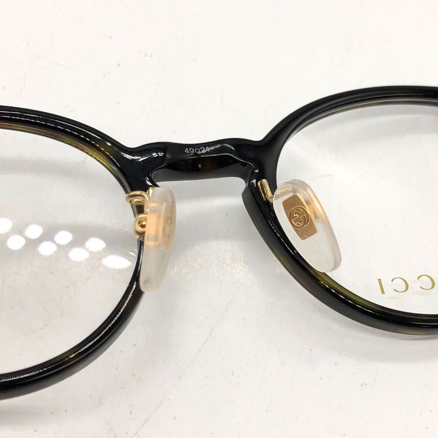 グッチ メガネ GG1127OJ 49□21-145 S べっ甲 ゴールド GUCCI【AFI13】