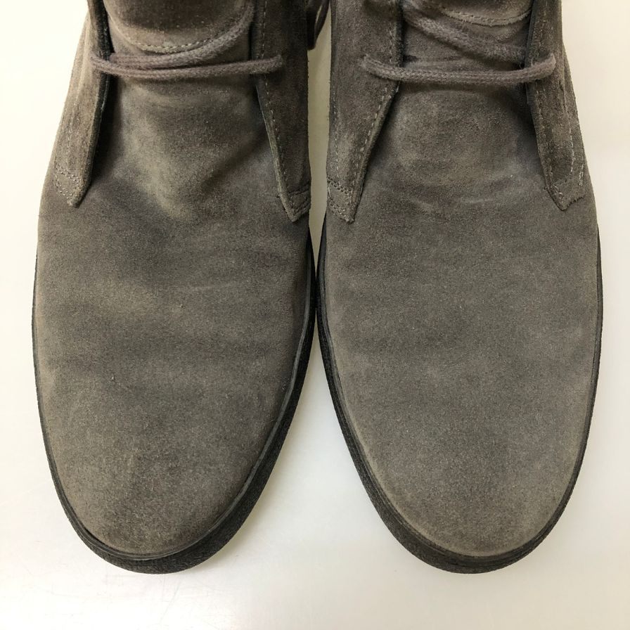 トッズ チャッカブーツ スエード グレー サイズ7.5 Tod's 約26.5cm【AFD6】