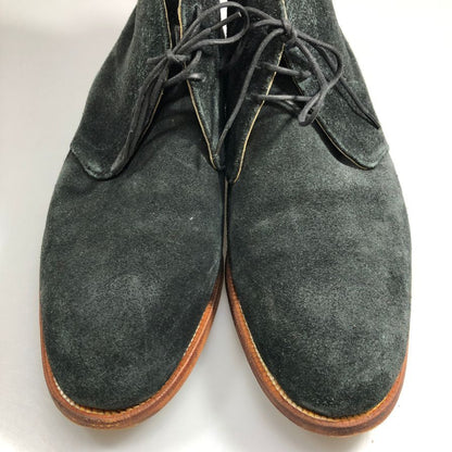 レイノス RM 303-201 スエード チャッカブーツ メンズ ネイビー サイズ8.5 REINOS 約27.5cm【AFC47】