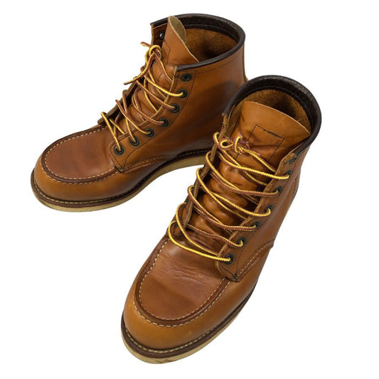 レッドウィング ブーツ アイリッシュセッター 羽根タグ USA製 875 サイズUS8 メンズ ブラウン RED WING 約26.0cm【AFC47】
