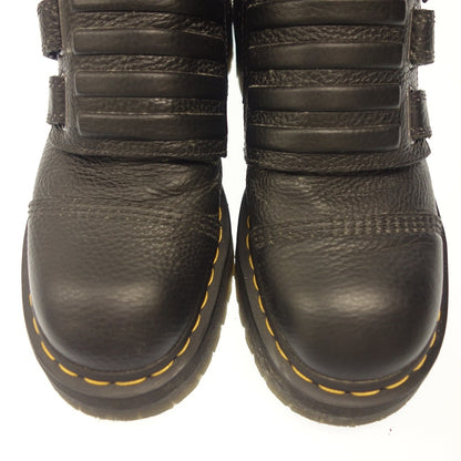 中古◆ドクターマーチン ブーツ アクセル クアッド レトロ メンズ UK9 ブラック Dr.MARTENS【AFC12】