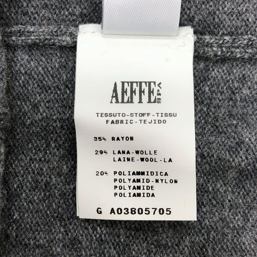 フィロソフィーディアルベルタフェレッティ スパッツ レギンス カシミア＆アンゴラ混 イタリア製  レディース サイズ38 ダークグレー PHILOSOPHY di ALBERTA FERRETTI 【AFB25】