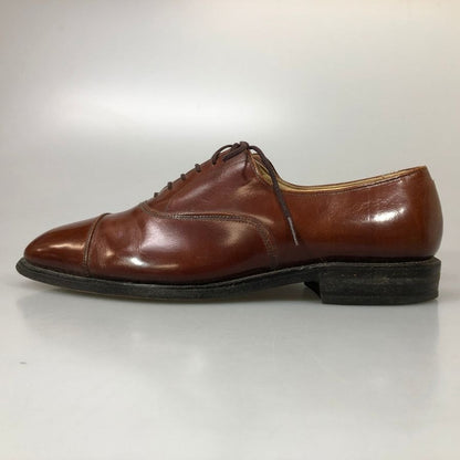 アレンエドモンズ レザーシューズ キャップトゥ 24774 ガラスレザー ブラウン メンズ サイズ US9C ALLEN EDMONDS 約27.0cm【PTM5】