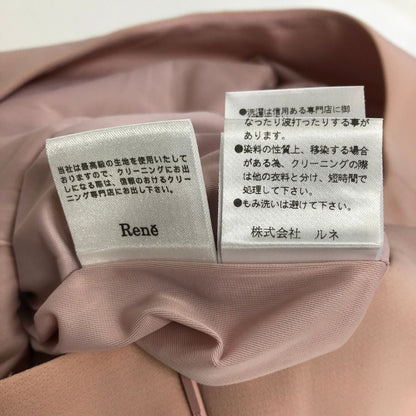 美品◆ルネベーシック ノースリーブ ワンピース レディース ピンク サイズ32 Rene basic 【AFA13】