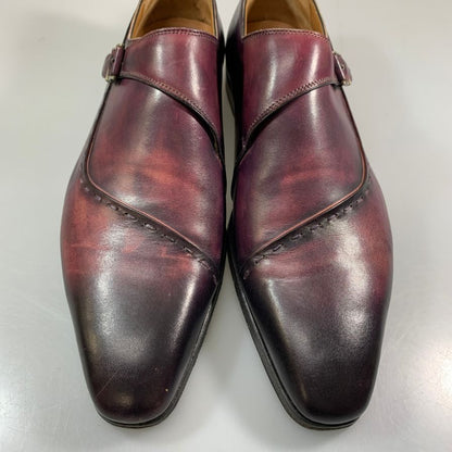 マグナーニ モンクストラップ 17107 パープル系 メンズ サイズ40 MAGNANNI 約25.0cm【AFC45】