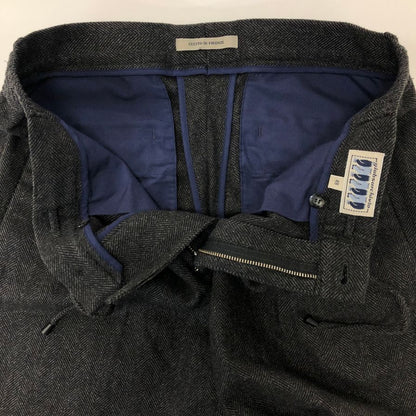 ジャブスアルキヴィオ タックパンツ マサッチョ グレー ウール メンズ サイズ48 MASACCIO TYPE A2 giab's ARCHIVIO 【AFB6】