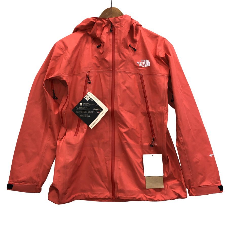 新品同様◆ザノースフェイス クライムライトジャケット ゴアテックス マウンテンパーカー NPW12501 ホットコーラル レディース サイズM  THE NORTH FACE 【AFA15】
