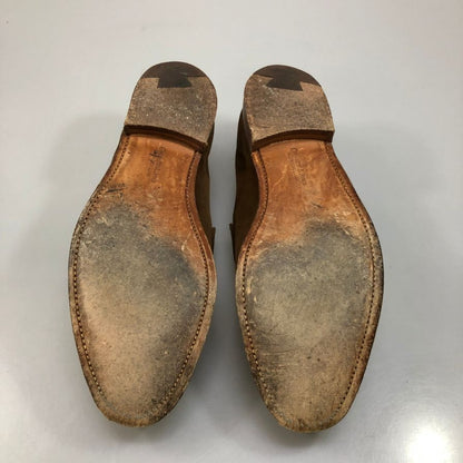 クロケット＆ジョーンズ セルシー ローファー スエード メンズ ブラウン サイズUK6.5E Crockett & Jones ローファー 約25.5cm【LA】【中古】