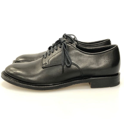 プラダ レザーシューズ プレーントゥ 本革 ブラック メンズ サイズ5.5 PRADA 約24.0cm【AFC7】