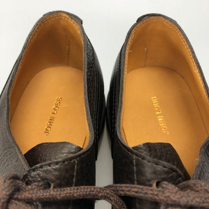 ジョンロブ レザシューズ KILMORY シボレザー サイズ7.5E ブラウン JOHN ROBB ビジネスシューズ 約26.5cm【LA】【中古】