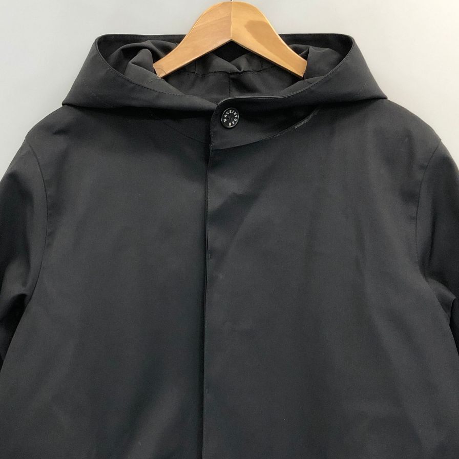 美品◆マッキントッシュ×ハイク フーデッドコート ライナー付き ブラック メンズ サイズ1 MACKINTOSH×HYKE 【AFA20】