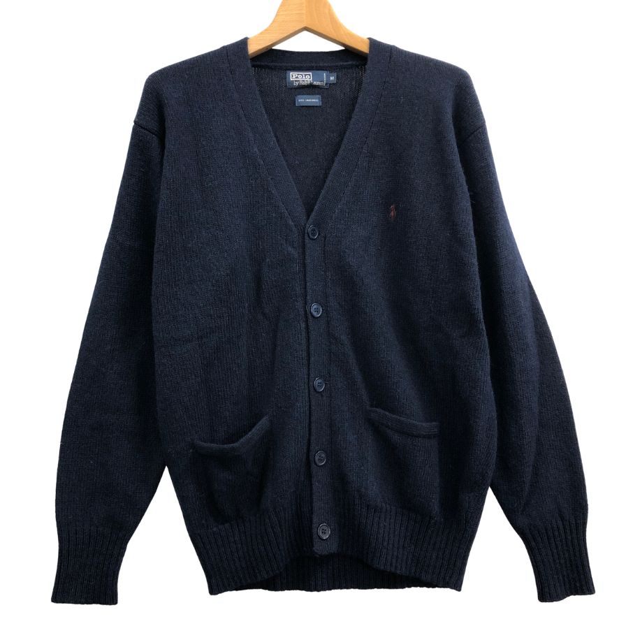 ポロラルフローレン カーディガン 90年代 オールド ネイビー メンズ サイズM Polo Ralph Lauren【LA】