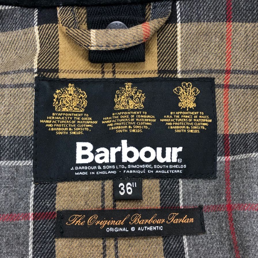 バブアー オイルドジャケット SL ビューフォート 3ワラント ネイビー メンズ サイズ36 BARBOUR BEAUFORT【LA】