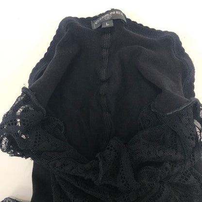 シャネル タイツ レース ブラック サイズL CHANEL