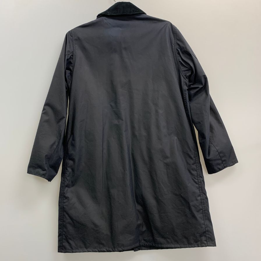 バブアー SL ボーダー ワックスド コート 英国製 メンズ サイズ 34 ダークネイビー Barbour【LA】