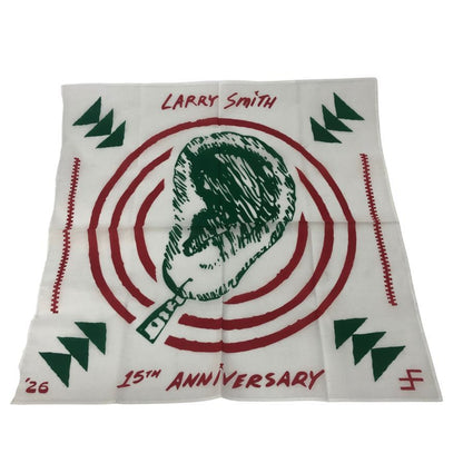 ラリースミス ノベルティ バンダナ ホワイト Larry Smith【AFI8】【中古】