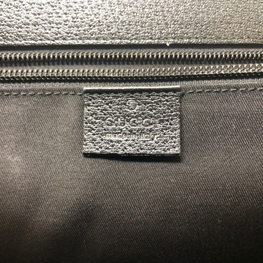 オールドグッチ ブリーフケース  ブラック  Old Gucci【AFE9】