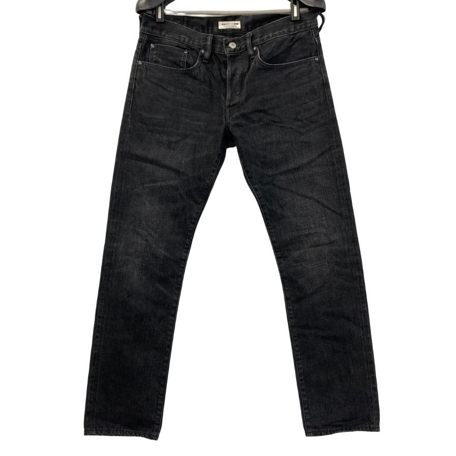 ロン ハーマン デニム パンツ USA製 セルビッジ 赤耳 メンズ サイズ31 ブラック Ron Herman Denim 【AFB41】
