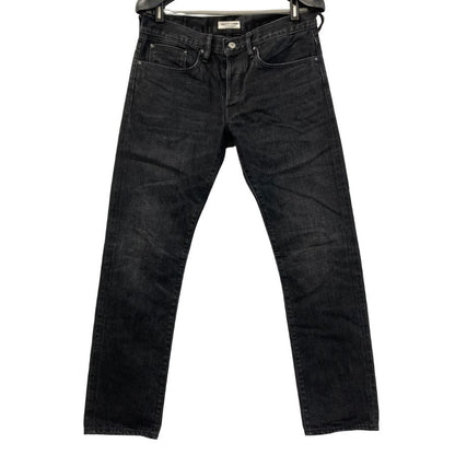 ロン ハーマン デニム パンツ USA製 セルビッジ 赤耳 メンズ サイズ31 ブラック Ron Herman Denim 【AFB41】