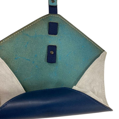 エムピウ ペンケース rotolo SUEDE blue ブルー m+