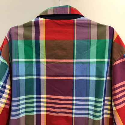 中古◆ラルフローレン ポロスポーツ 国内正規 スイングトップ マドラスチェック ブルゾン メンズ サイズM マルチカラー  RALPH LAUREN POLO SPORTS 【AFB34】