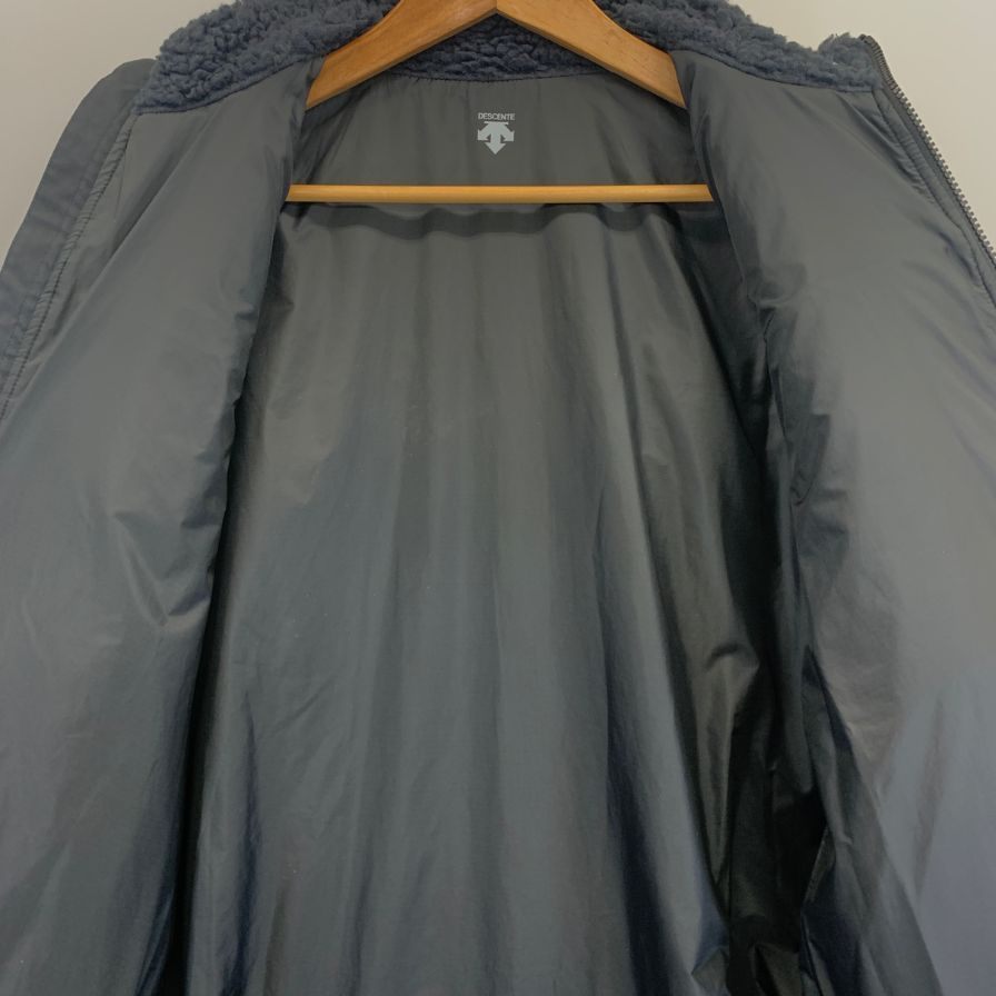 美品◆デサントポーズ ボアフリースジャケット DLMOJC35S メンズ サイズM ブラック ddd DESCENTE PAUSE 【AFA13】