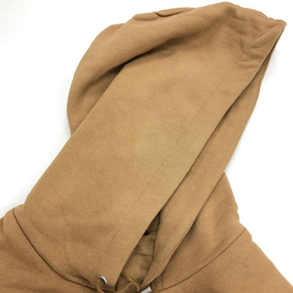 中古◆バルマン ノースリーブパーカー ジップアップ サイドロゴ ベージュ メンズ サイズXS BALMAIN 【AFB8】
