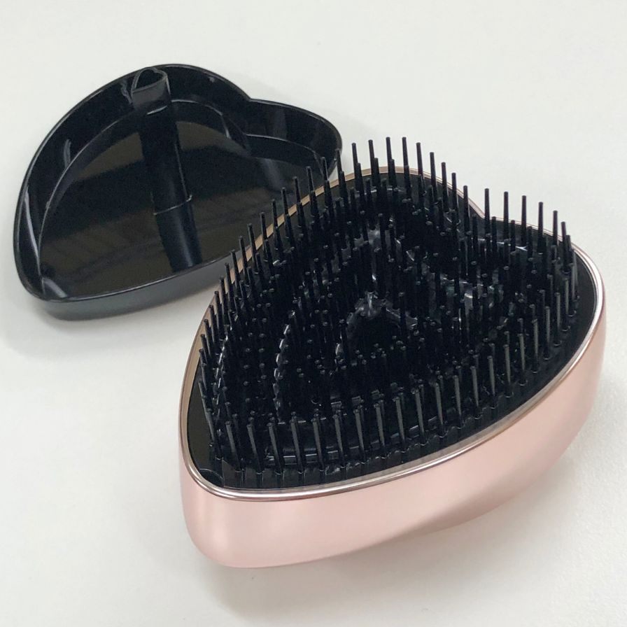 リファ ヘアブラシ ハート ブラシ アンティークローズ ピンク系 Refe【AFI3】【中古】