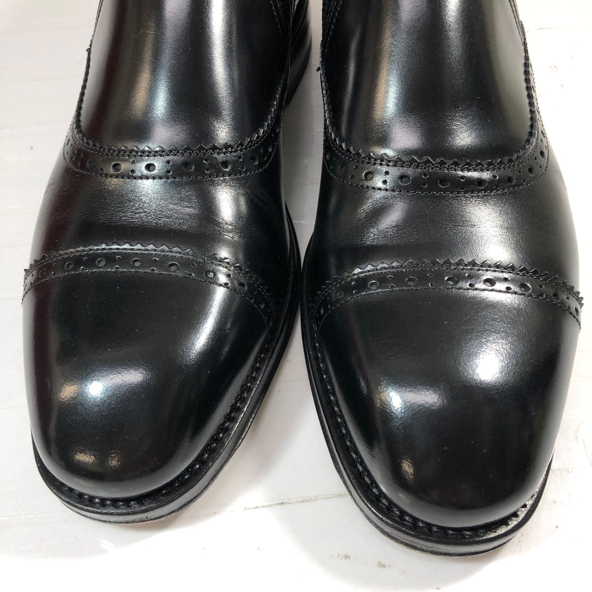 サルヴァトーレフェラガモ トラメッザ レザーシューズ サイドエラスティック カーフ メンズ サイズ5.5 Salvatore Ferragamo TRAMEZZA 約24.0cm【AFD15-2】