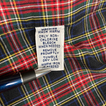 美品◆ラルフローレン ボタンダウンシャツ 90年代 チェック メンズ サイズM Ralph Lauren 【AFB25】