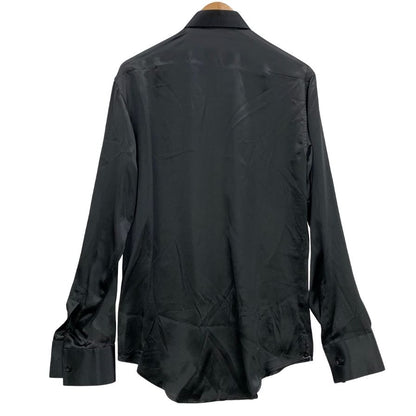 美品◆ディオール 長袖 ドレス シルク シャツ 20ss グレー メンズ サイズ38 DIOR 【AFB43】