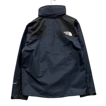 新品同様◆ザ ノースフェイス マウンテンレインテックスジャケット ネイビー×ブラック メンズ サイズL NP12333 THE NORTH FACE 【AFB12】