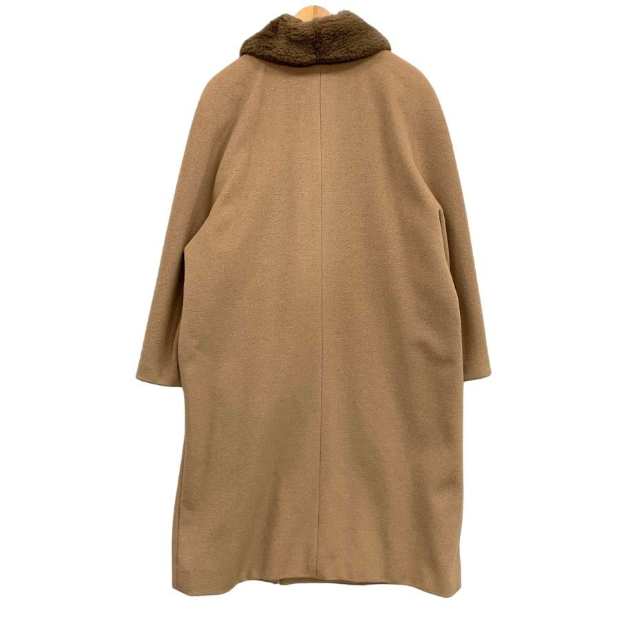美品◇フォクシー ブティック ロングコート ダブル カシミア混