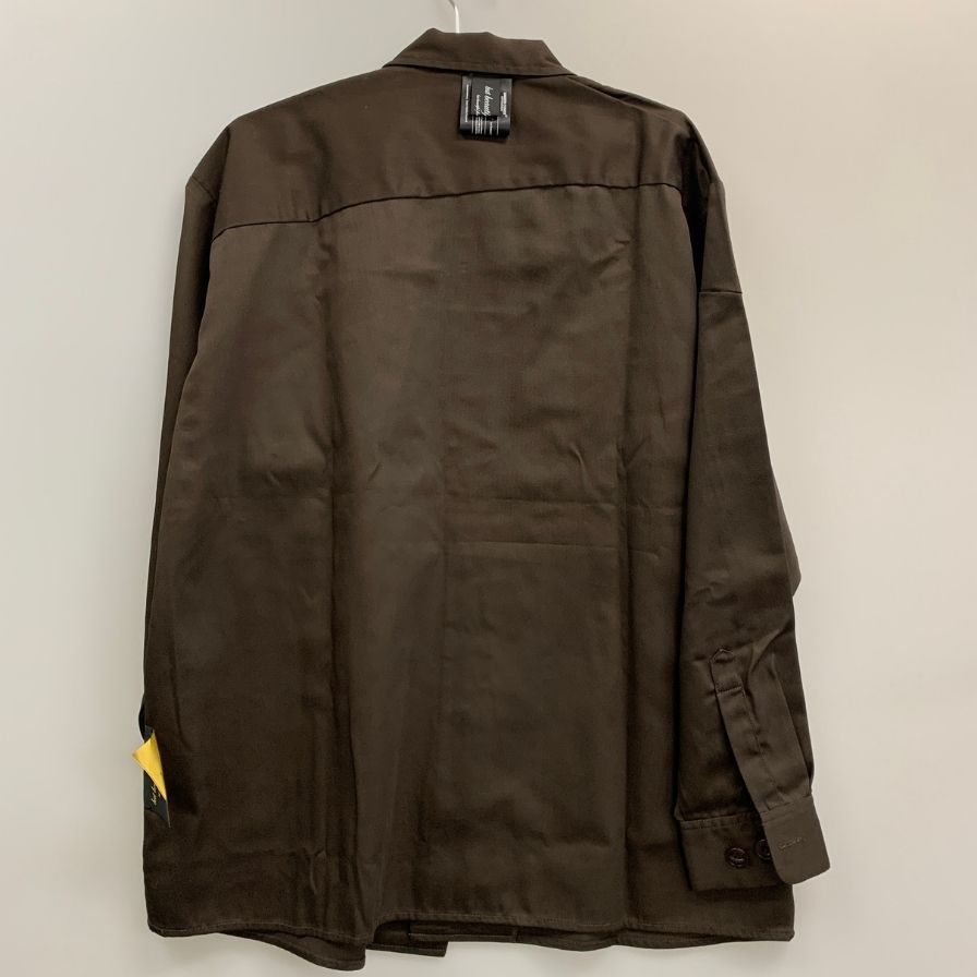 極美品◆アンダーカバー×ディッキーズ UC1F4402 ワークシャツ TCツイル ブラウン サイズ3 メンズ Dickies UNDERCOVER 【AFB22】