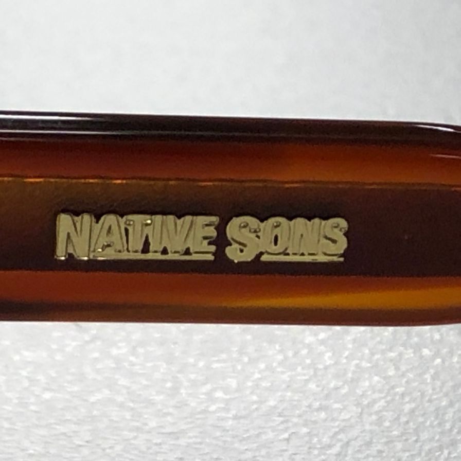 ネイティブサンズ コノリー メガネ フレーム PL066FG べっ甲 ブラウン系  Native Sons【AFI8】