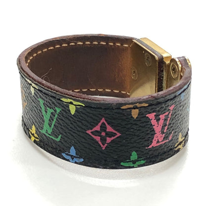 ルイヴィトン ブレスレット モノグラム ブラスレ コアラ M65347 レザー ブラック サイズS LOUIS VUITTON