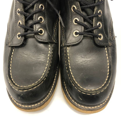 レッドウィング ブーツ 8130 アイリッシュセッター モックトゥ メンズ ブラック サイズUS8.5 REDWING 約27.0cm【AFC4】