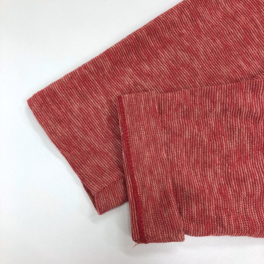美品◆ボリオリ カーディガン コットン ポリエステル レッド系 サイズL BOGLIOLI 【AFB32】