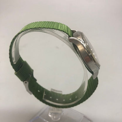 タイメックス 腕時計 INDIGLO クォーツ式 CR2016 CELL シルバー グリーン TIMEX【AFI27】