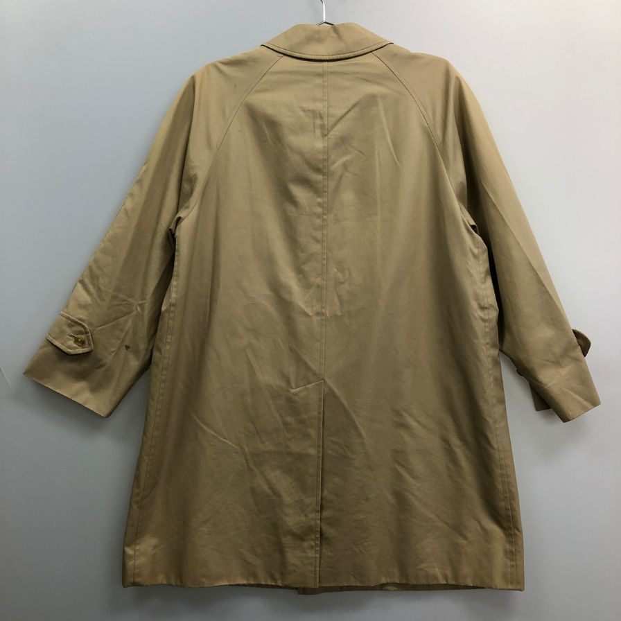 中古◆バーバリー バルカラーコート 旧タグ イングランド製 ベージュ メンズ 表記サイズ160 Burberry 【AFA18】