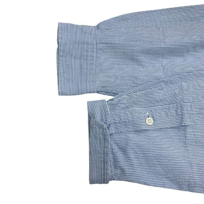 ラルフローレン チェックシャツ 総柄 ブルー系 メンズ サイズLL Ralph Lauren【LA】