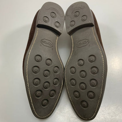 クロケット＆ジョーンズ タッセルローファー ビームスF別注 アルダニー スエード ブラウン サイズUK8E メンズ Crockett & Jones 約27.0cm【AFC36】