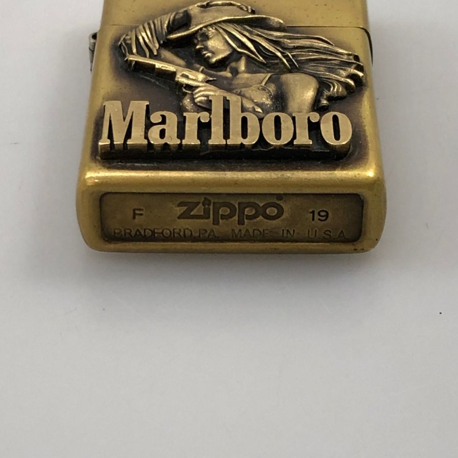 ジッポ マルボロ オイルライター ジッポーライター ZIPPO 喫煙具 喫煙グッズ 火花確認済み Zippo【AFB54】【中古】
